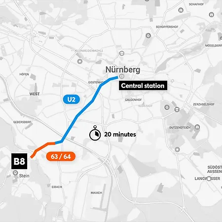 Prázdninový dům B8 - Exklusive Architektenvilla Fuer 4-10 Personen, Norimberk