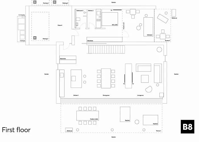 Дом отдыха B8 - Exklusive Architektenvilla Fuer 4-10 Personen, *